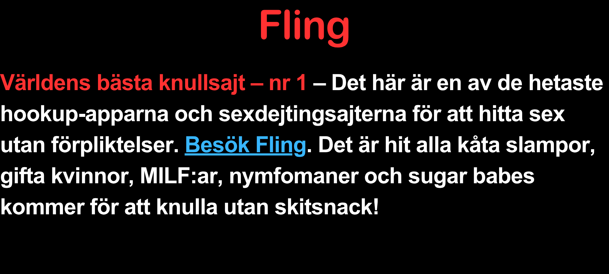 Fling Sv